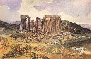 The Temple of Apollo Epkourios at Phigalia Karl Briullov